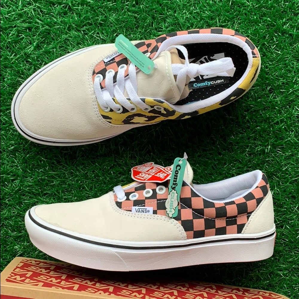 VANS COMFYCUSH ERA MIXED MEDIA WHITE/MULTI WMNS - Picture 14 of 16